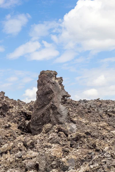 Pedras vulcânicas em Timanfaya, Lanzarote — Fotografia de Stock
