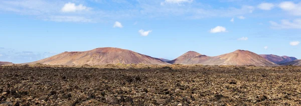 Vulkanické oblasti v lanzarote — Stock fotografie