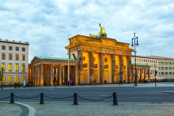 Bramy Brandenburskiej w Berlinie, — Zdjęcie stockowe