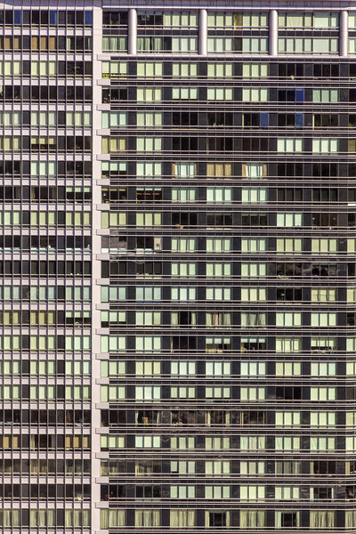 Facade of skyscrapers downtown San Francisco