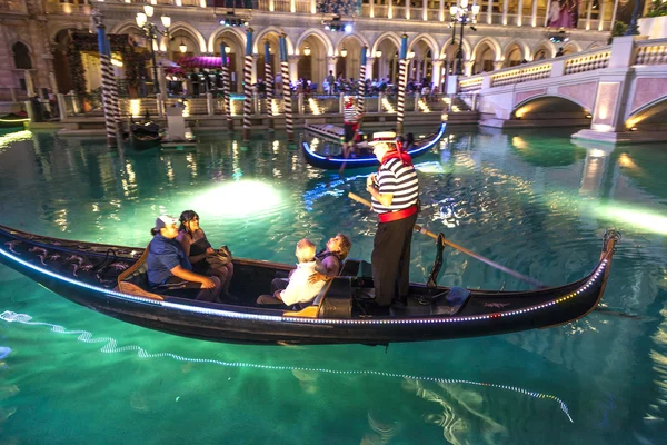 Gôndolas no Venetian Resort Hotel & Casino — Fotografia de Stock