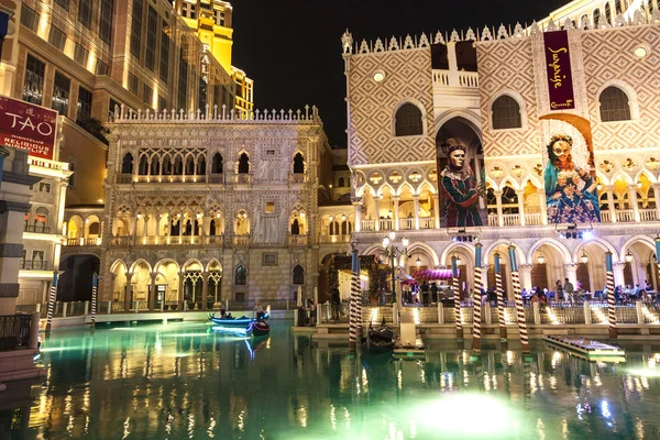 Гондолы в Venetian Resort Hotel & Casino — стоковое фото