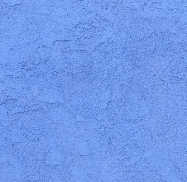 Blauwe betonnen wand met ruwe patroon — Stockfoto