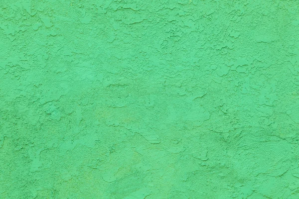 Grønn betongvegg med grovt mønster – stockfoto