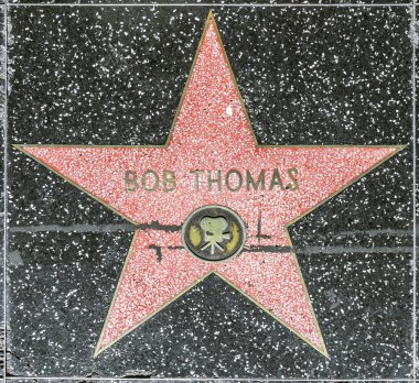 Thomas yıldızı hollywood Şöhret Kaldırımı üzerinde bob