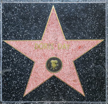 Doris Day's star on Hollywood Walk of Fame