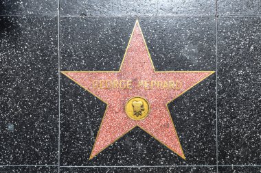 George peppard hollywood Şöhret Kaldırımı yıldız