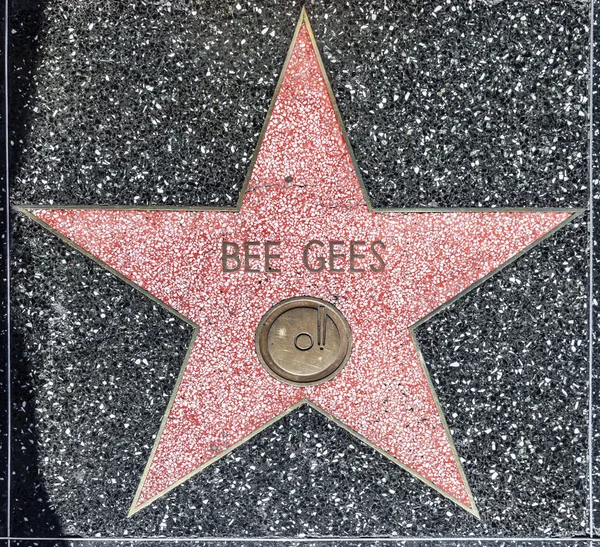 Bee Gees's star on Hollywood Walk of Fame — Stock Photo, Image