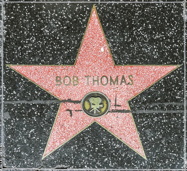 Bob Thomas star on Hollywood Walk of Fame — Stock Photo, Image
