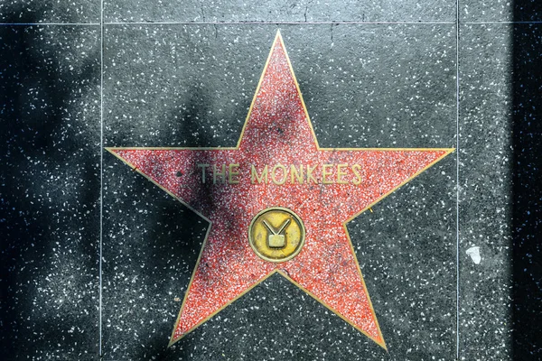 Monkees hollywood Şöhret Kaldırımı yıldız — Stok fotoğraf