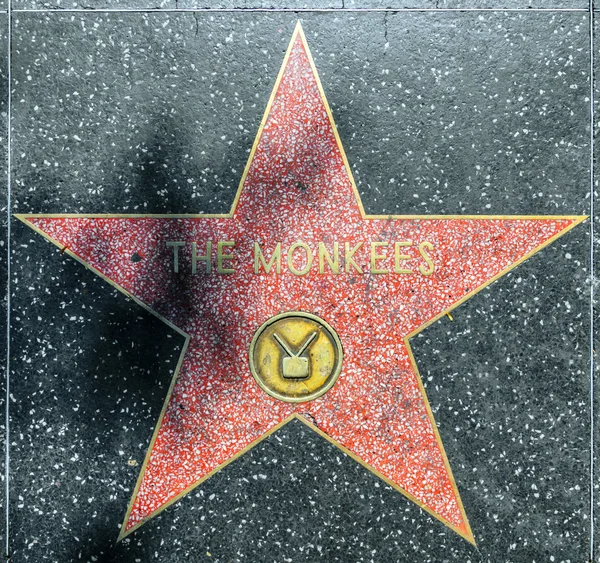 A estrela dos Monkees na Calçada da Fama de Hollywood — Fotografia de Stock