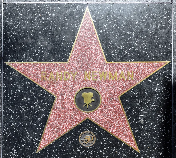 Randy newman's stjärna på hollywood walk av berömmelse — Stockfoto