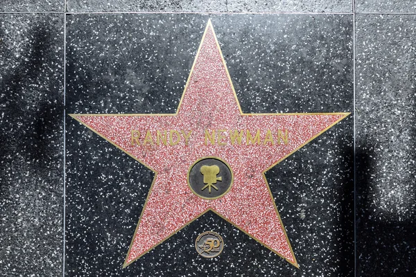 兰迪纽曼的明星在好莱坞散步的名望 — 图库照片