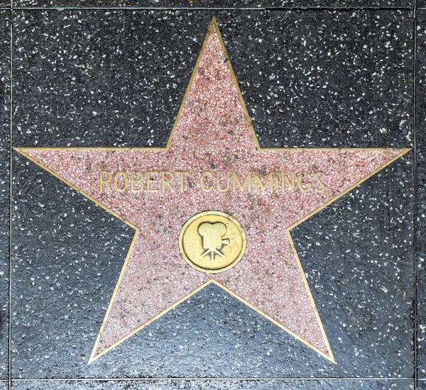 Robert Cumming's star on Hollywood Walk of Fame — Stock Photo, Image