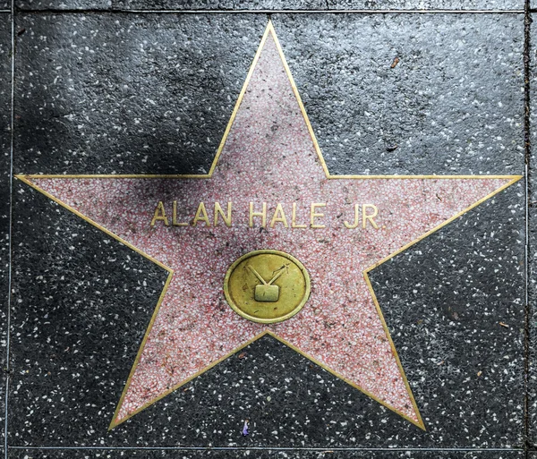 Звезда Алана Хейла на Голливудской Аллее Славы — стоковое фото