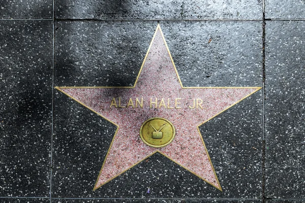 La estrella de Alan Hale en Hollywood Walk of Fame — Foto de Stock