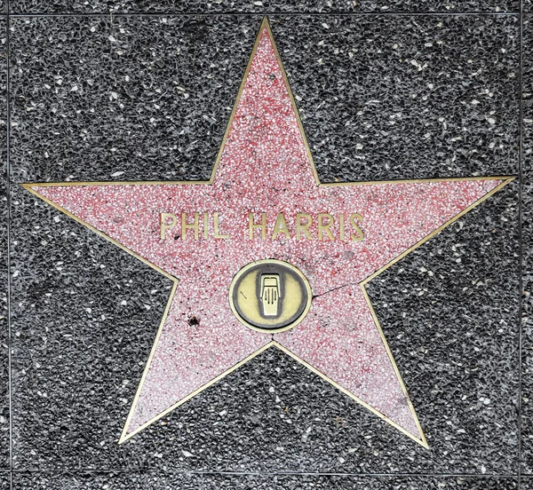 Зірка Phil Харріс на Голлівудська Алея слави — стокове фото