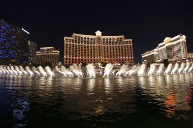 ünlü bellagio hotel las vegas su oyunları ile