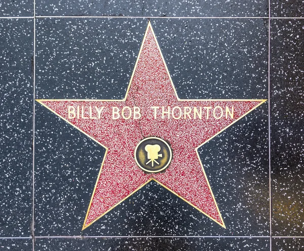 Billy Bob Thorntons estrella en el Paseo de la Fama de Hollywood — Foto de Stock