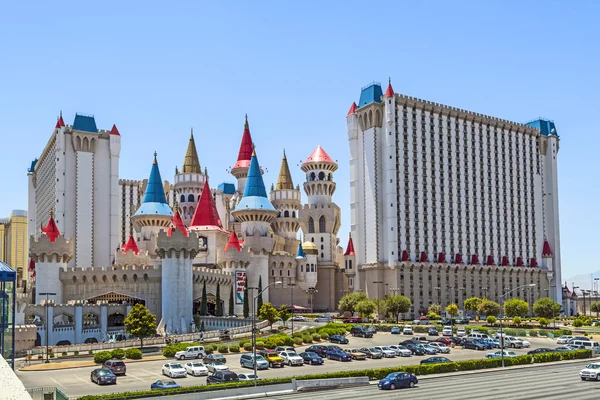 Las vegas, nv - 15 juni: excalibur hotel en casino op 15 juni, — Stockfoto