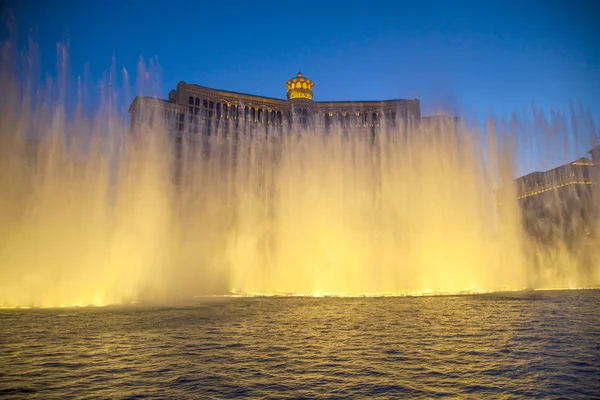 Víz játékkal, Las Vegas híres Bellagio szálloda — Stock Fotó