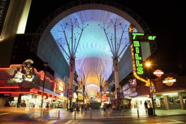 Fremont Sokağı las vegas, nevada gece