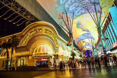 Fremont Sokağı las vegas, nevada gece