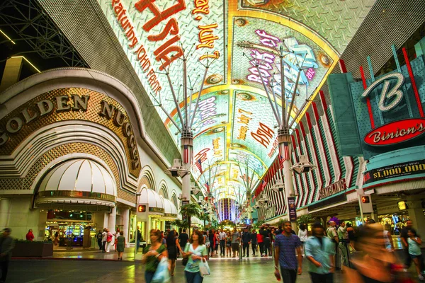 Las Vegas, Nevada, éjjel a Fremont Street — Stock Fotó
