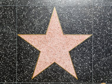Xxx's star on Hollywood Walk of Fame clipart