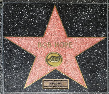 Bob Hope'un yıldızı hollywood Şöhret Kaldırımı