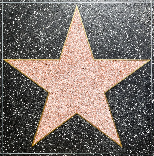 Xxx's ster op Hollywood Walk of Fame — Stockfoto