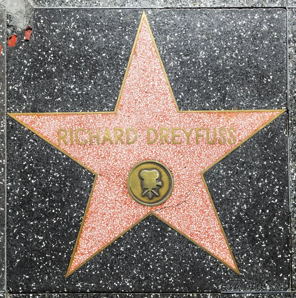 Richard Dreyfuss estrella en Hollywood Paseo de la Fama — Foto de Stock
