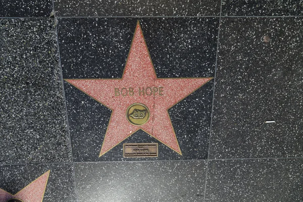 鲍勃 · 霍普星的名望好莱坞步行 — 图库照片