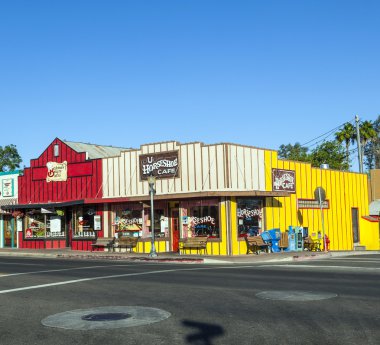 Frontier Street in afternoon sun in Wickenburg clipart