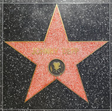Johnny depp hollywood Şöhret Kaldırımı yıldız