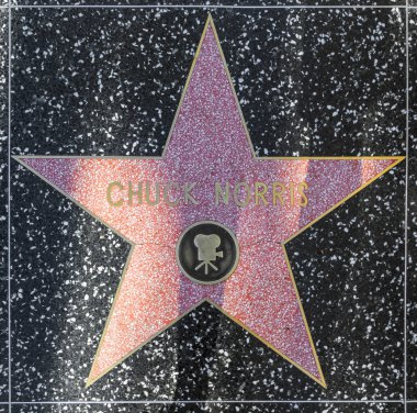 chuck Norris yıldızı hollywood Şöhret Kaldırımı