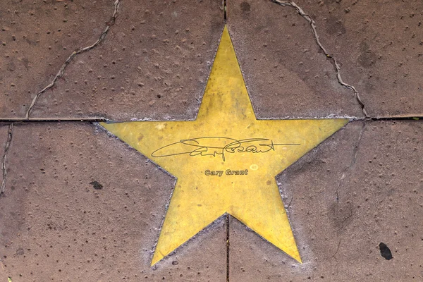 Stjärnan av gary grant på trottoaren i phoenix, arizona. — Stockfoto