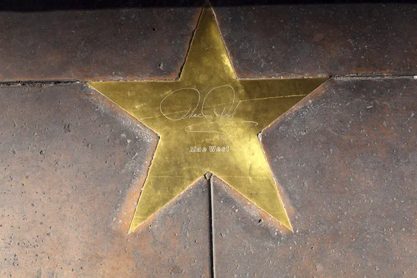 Estrela de Mae West na calçada em Phoenix, Arizona . — Fotografia de Stock