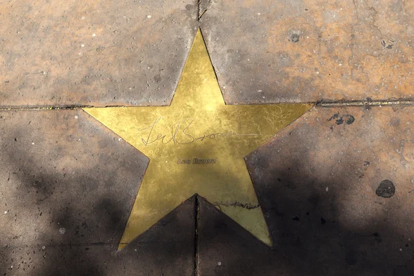 レ、アリゾナ州フェニックスで歩道に茶色の星. — ストック写真