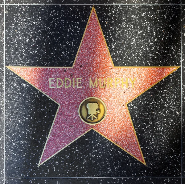 Звезда Эдди Морфи на Голливудской Аллее Славы — стоковое фото