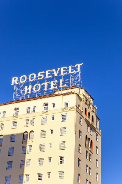 Fachada do famoso histórico Hotel Roosevelt — Fotografia de Stock