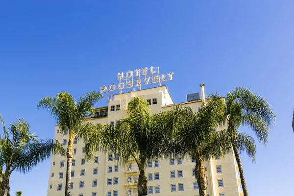 Fachada do famoso histórico Hotel Roosevelt — Fotografia de Stock