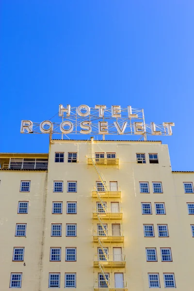 Fasada słynnego zabytkowego hotelu roosevelt — Zdjęcie stockowe