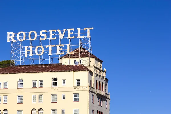 Πρόσοψη του το περίφημο ιστορικό ξενοδοχείο roosevelt — Φωτογραφία Αρχείου