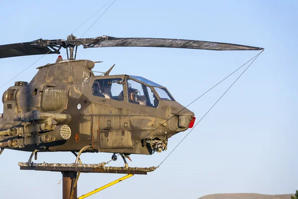 stock image AH-1Cobra Helicopter at Veterans Memorial in Susanville