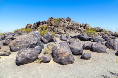 gila bend, arizona yakınlarında Petroglyph sitesi