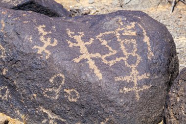 gila bend, arizona yakınlarında Petroglyph sitesi