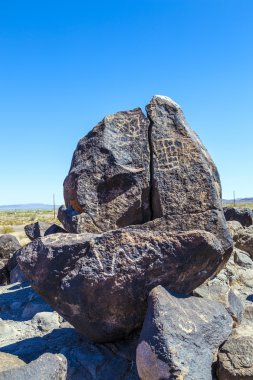 gila bend, arizona yakınlarında Petroglyph sitesi