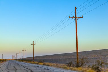 karadan elektrik hattı