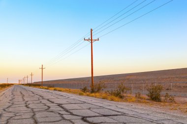 karadan elektrik hattı